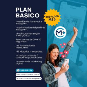 Manejo de Redes Sociales Plan Básico