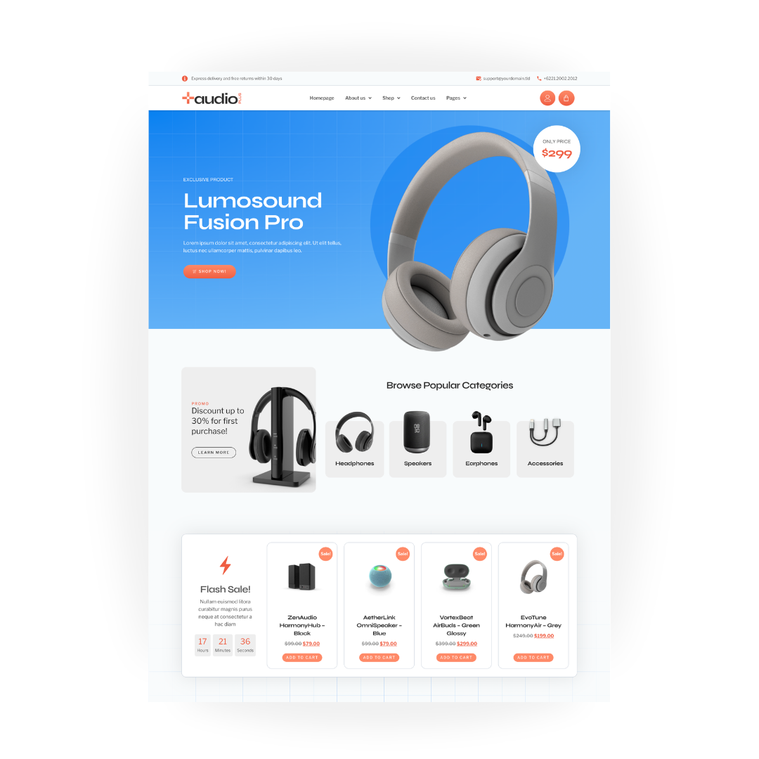 Creación de Página Web de Ventas tipo Ecommerce