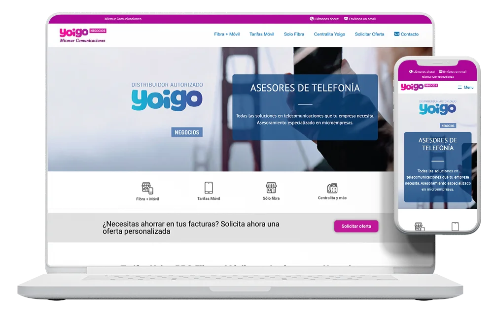 Creación de Página Web Informativa profesional