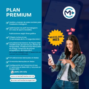 Plan Premium de Manejo de Redes Sociales